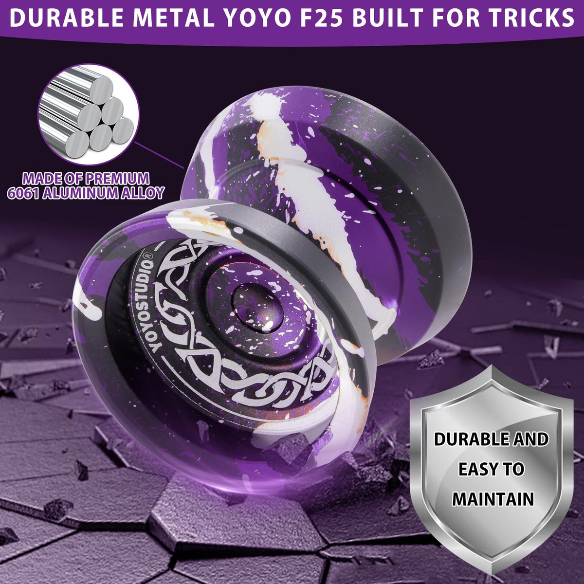 YOYOSTUDIO F25 package includes case and manual for easy setup.