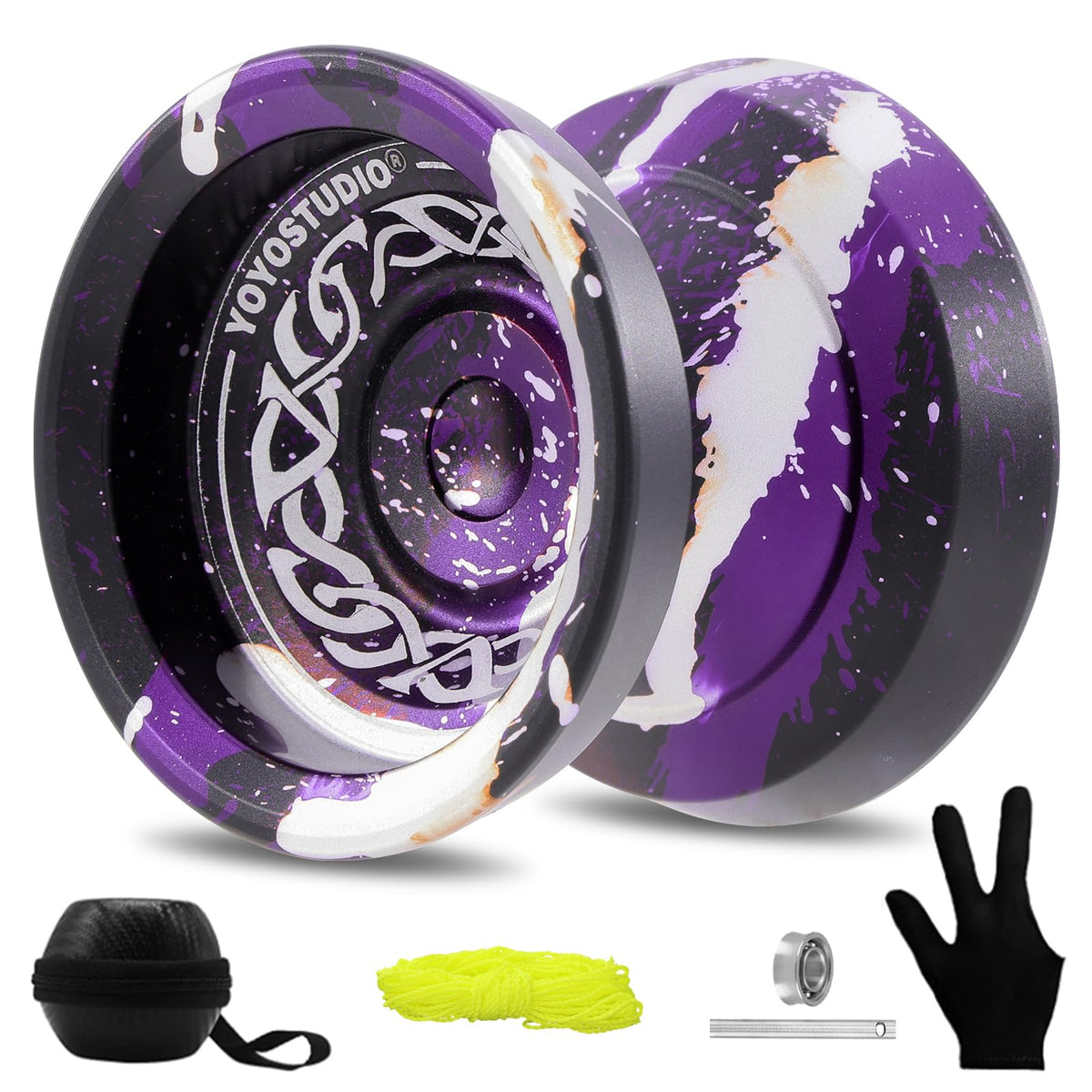 YOYOSTUDIO F25 yoyo in action with smooth spins and balance.