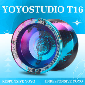 YOYOSTUDIO T16 fluorescent green strings for bright spins.