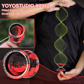 YOYOSTUDIO X0312 57mm diameter supports balanced, stable tricks.