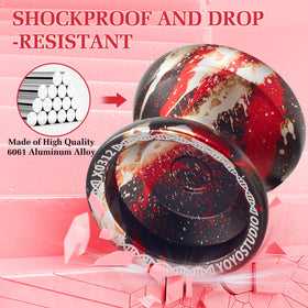 YOYOSTUDIO X0312 durable metal yoyo withstands tough sessions.