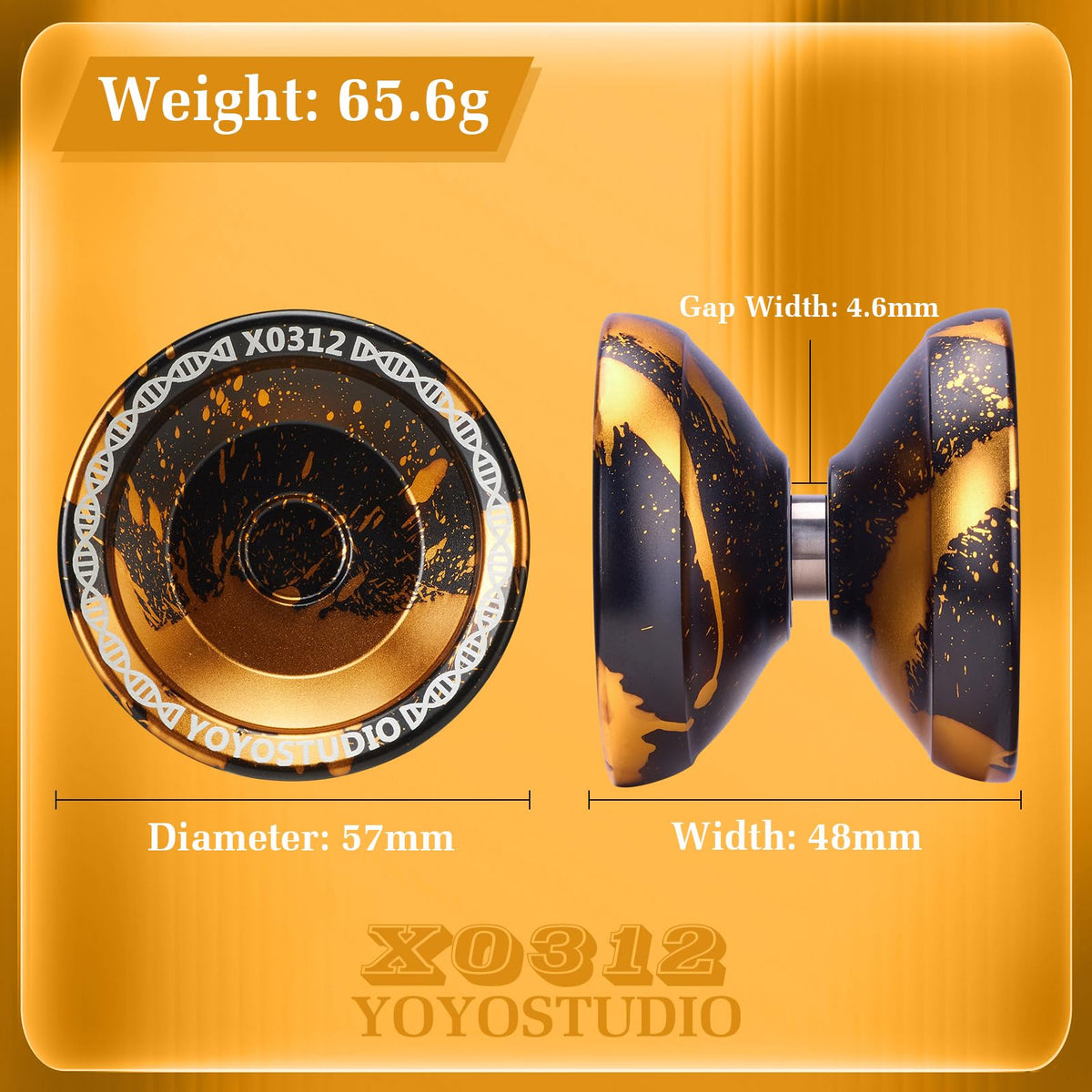 YOYOSTUDIO X0312 ergonomic grip for precise control during routines