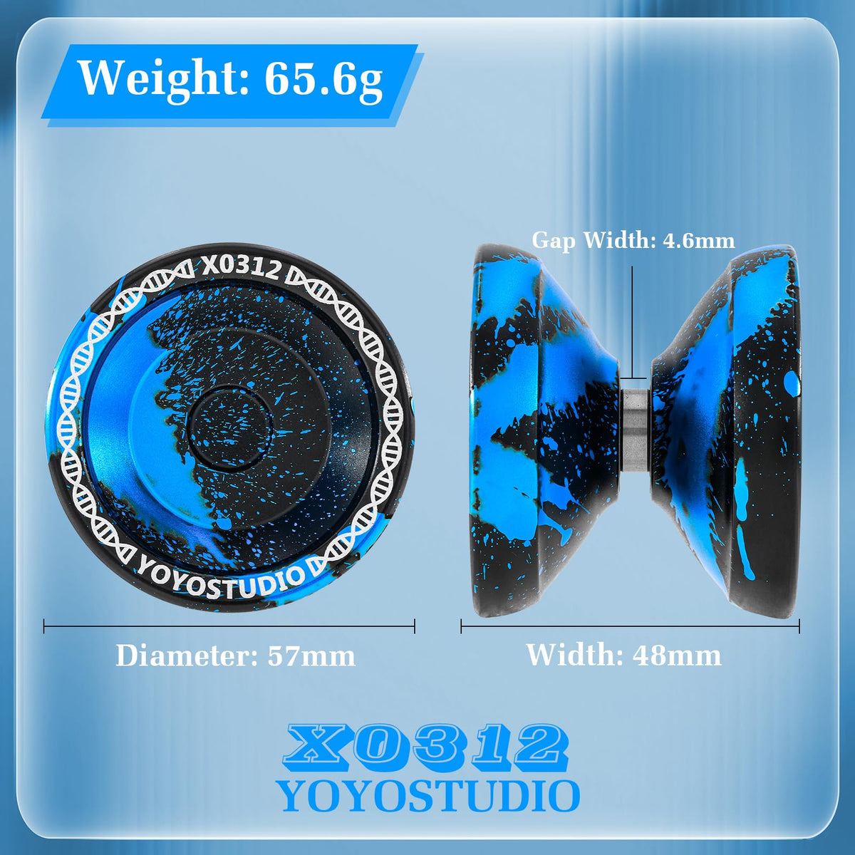 Included bearing tool for easy mode switching with YOYOSTUDIO X0312.