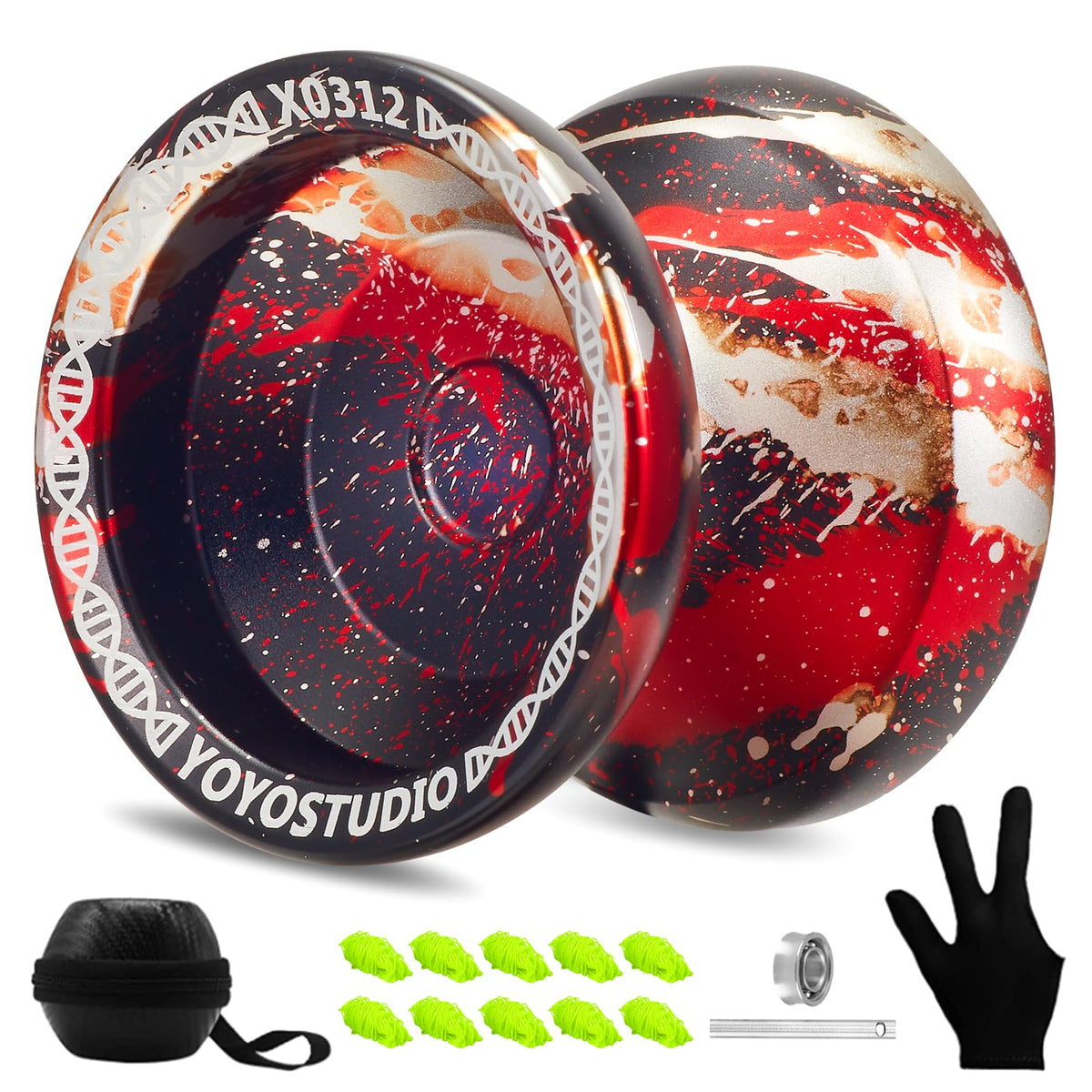 YOYOSTUDIO X0312 yoyo kit demonstrates adaptive modes for beginners and pros.