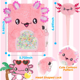 YOYTOO axolotl plush toy soft cuddle companion for cozy nights