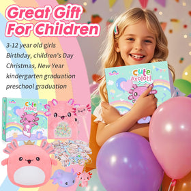 YOYTOO axolotl stickers bright craft supplies for decorating