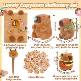 YOYTOO Capybara push-pull plush snot for stress relief.