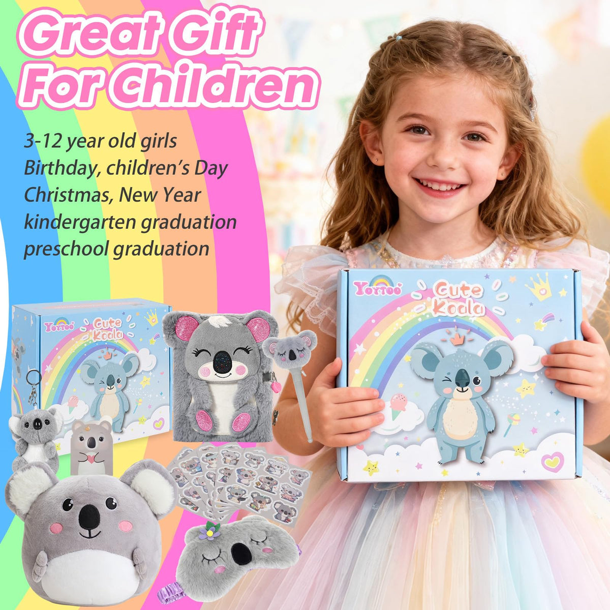 YOYTOO koala stickers and greeting card spark crafts and storytelling