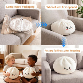 YOYVXIN giant dumpling stress ball on desk supports quick focus