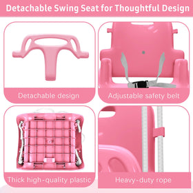 Yozoia foldable swing frame designed for easy storage after playtime.