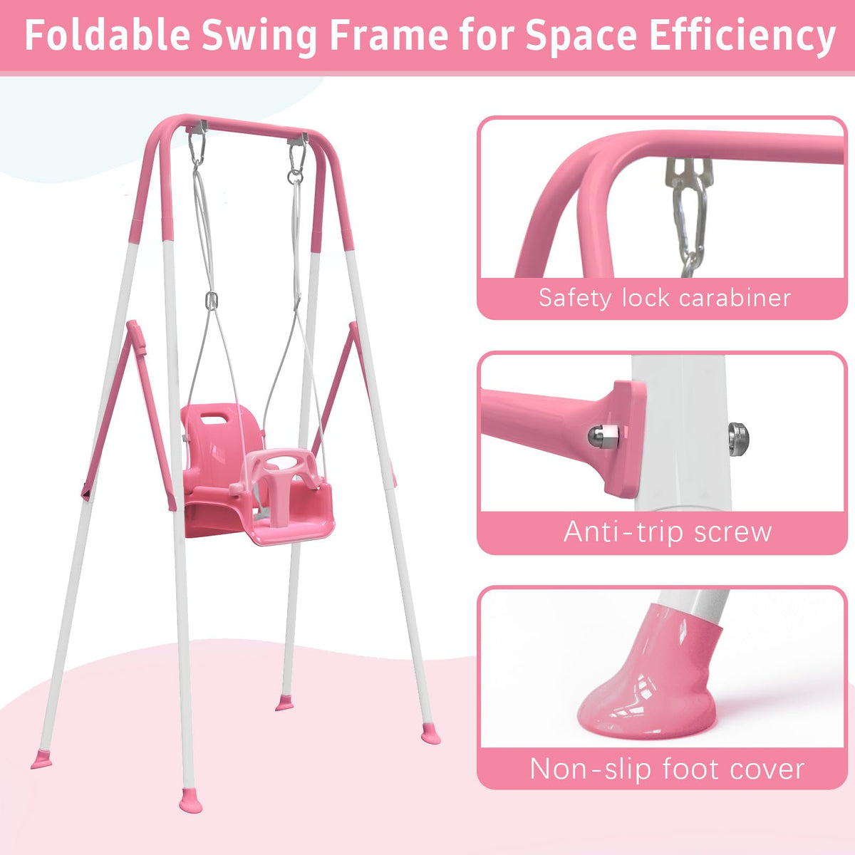Yozoia indoor-outdoor use fits living rooms and backyards with ease.