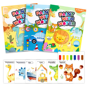 YPLUS Paint with Water book cover invites little artists to start mess-free painting