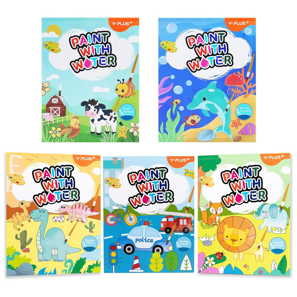 YPLUS Paint with Water book cover invites mess-free creative play for toddlers.