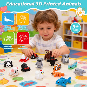 YRBIGSP classroom rewards collection featuring diverse animal figures.