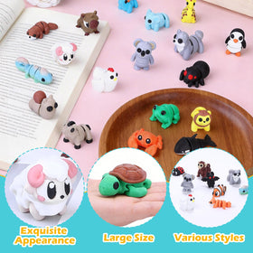 YRBIGSP clear storage box containing all 52 animals for easy organization.