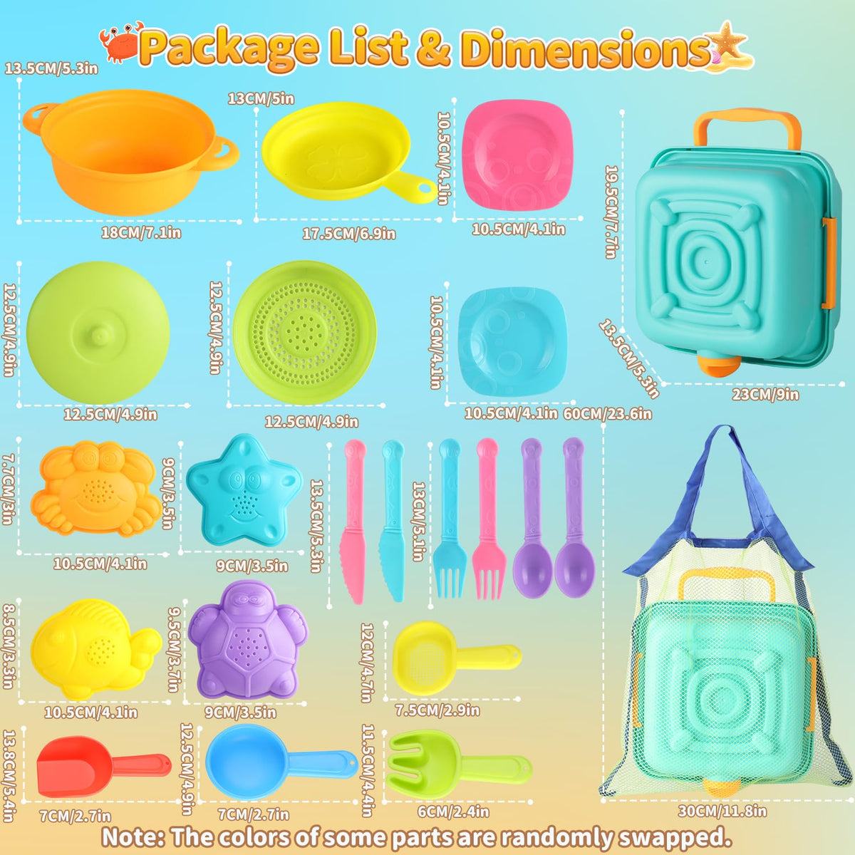 Yrkidstoi travel beach bag setup makes packing and cleanup easier.
