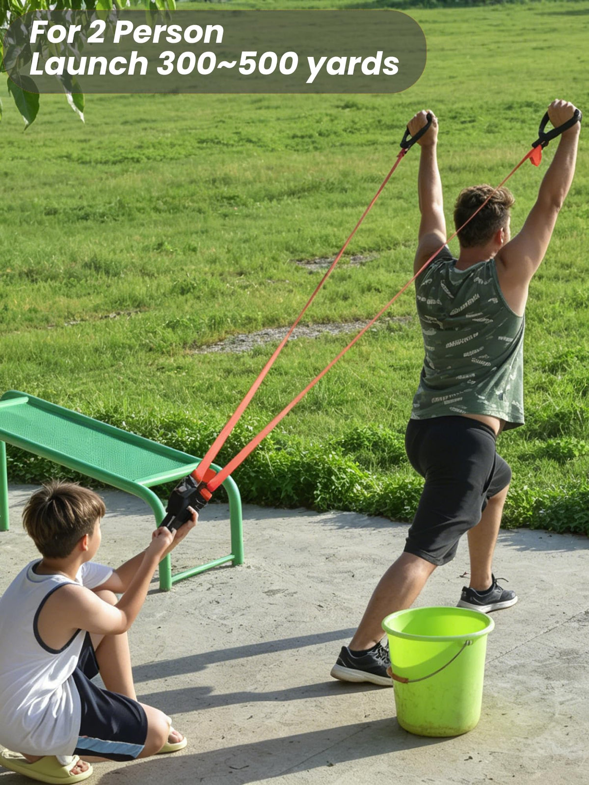 YROGOHC outdoor party toy ready for summer water fights with friends and family.