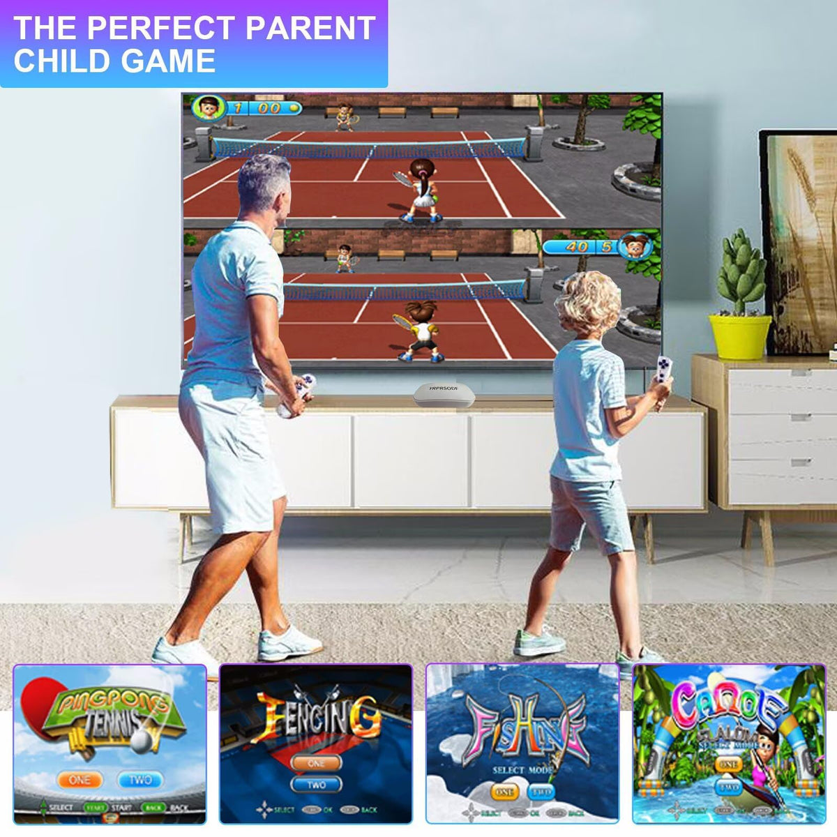 YRPRSODF 2-4G wireless gamepad for stable couch multiplayer