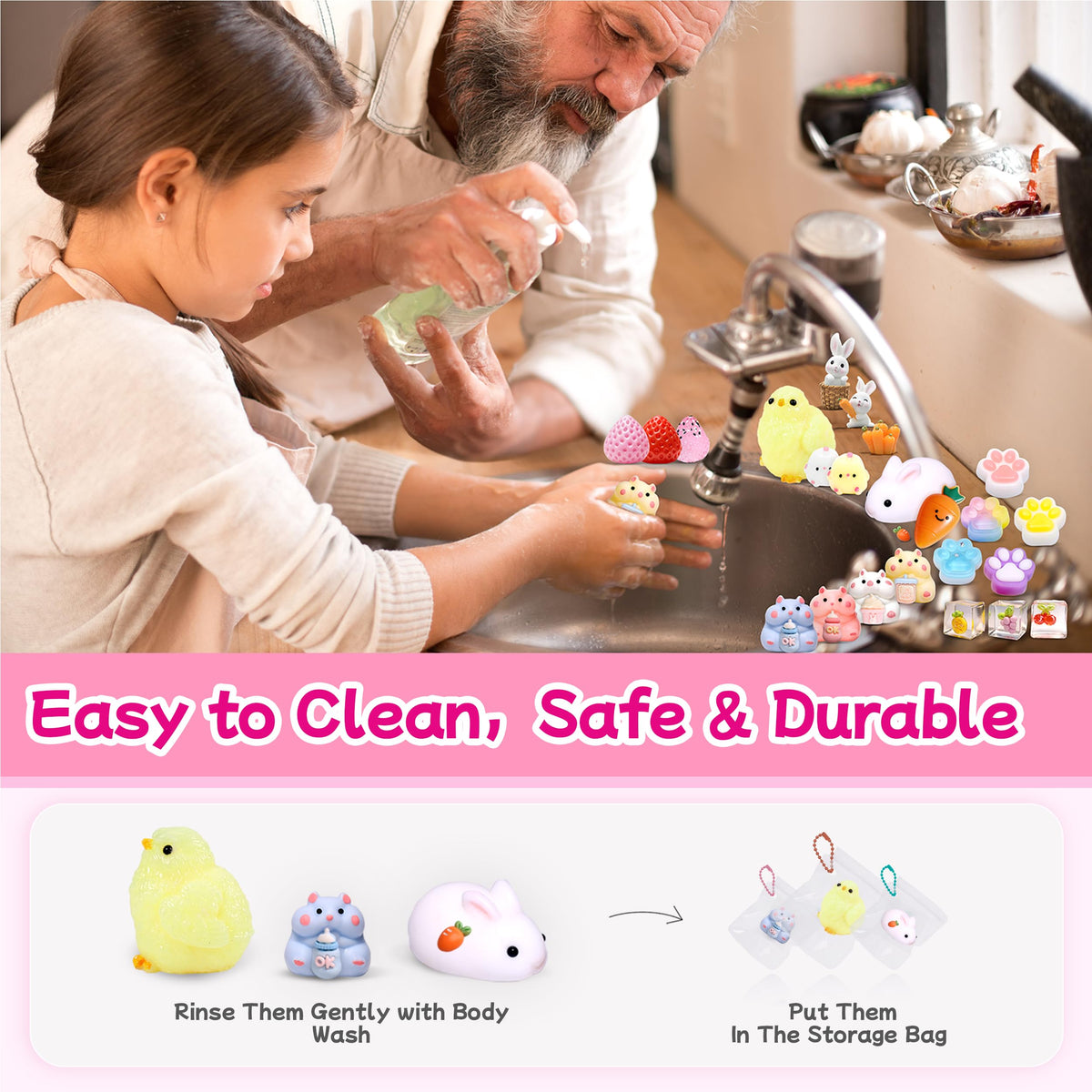 YRSDQueenA Accessories squishy pack enables easy customization and display