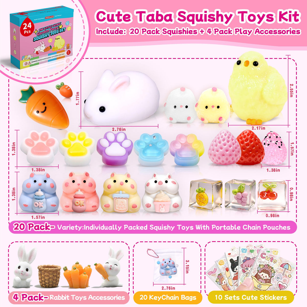 YRSDQueenA Taba chicks squishy with bright colors inspires storytelling through touch