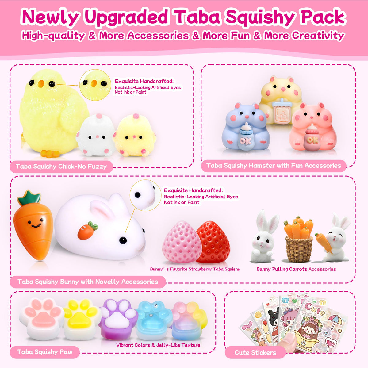 YRSDQueenA Taba squishy chick with ultra-soft texture for calm squeezes