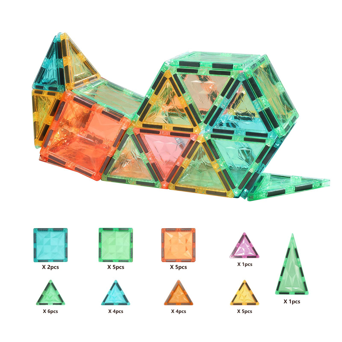 Age 3+ compatible YRZtiles set supports early problem solving