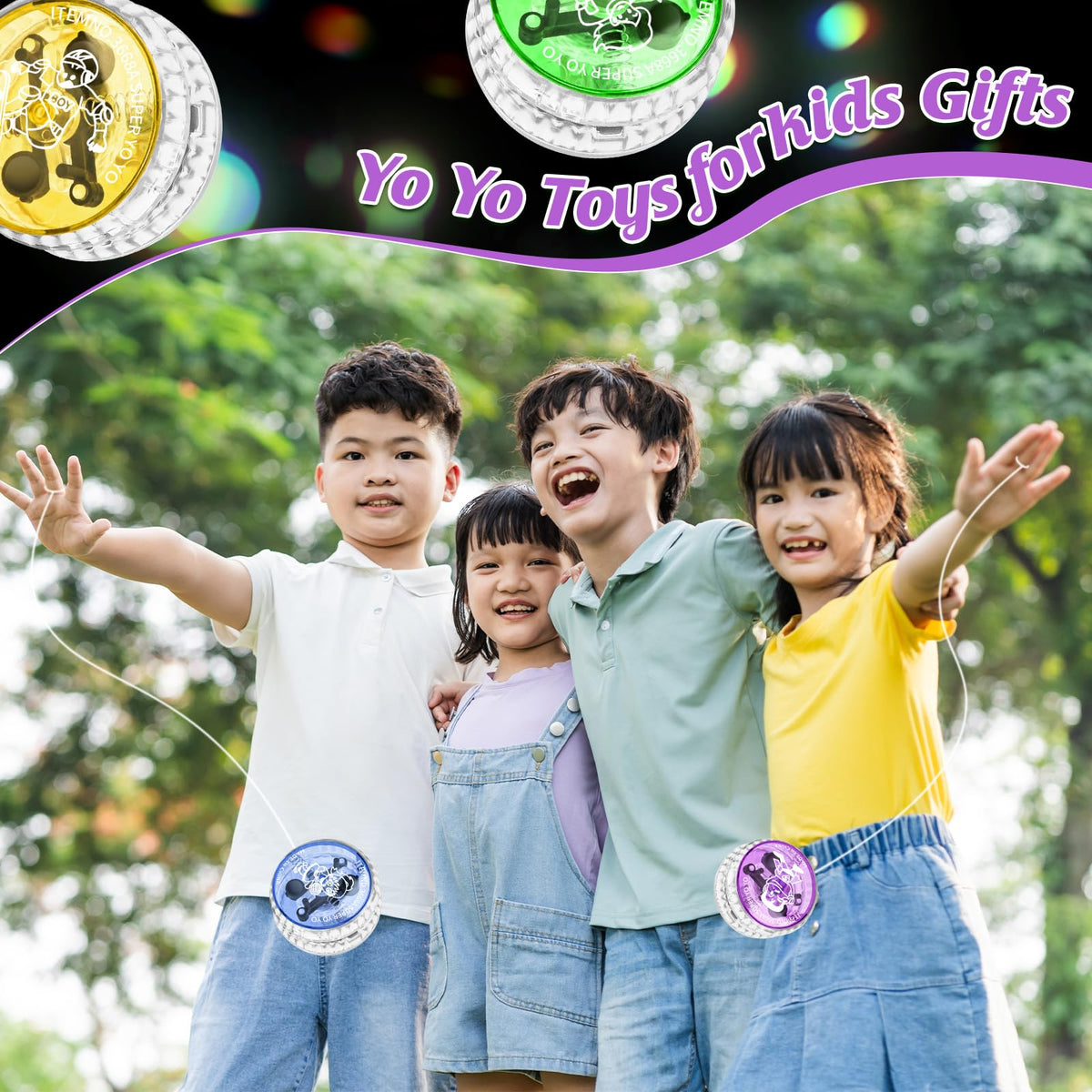 YSBJKWCF Family-friendly yo-yo kit for kids and adults.