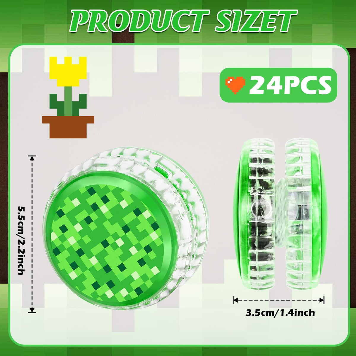 YSBJKWCF race-inspired yoyo shows checkered flag pattern for fun group activities