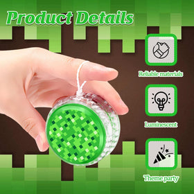 YSBJKWCF rotating LED lights amplify tricks during glow-in-the-dark play