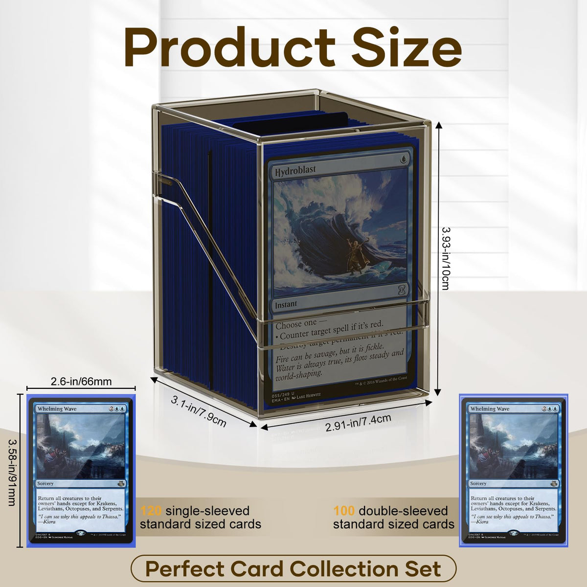 YSCare 600-card sleeves protect cards from wear and moisture
