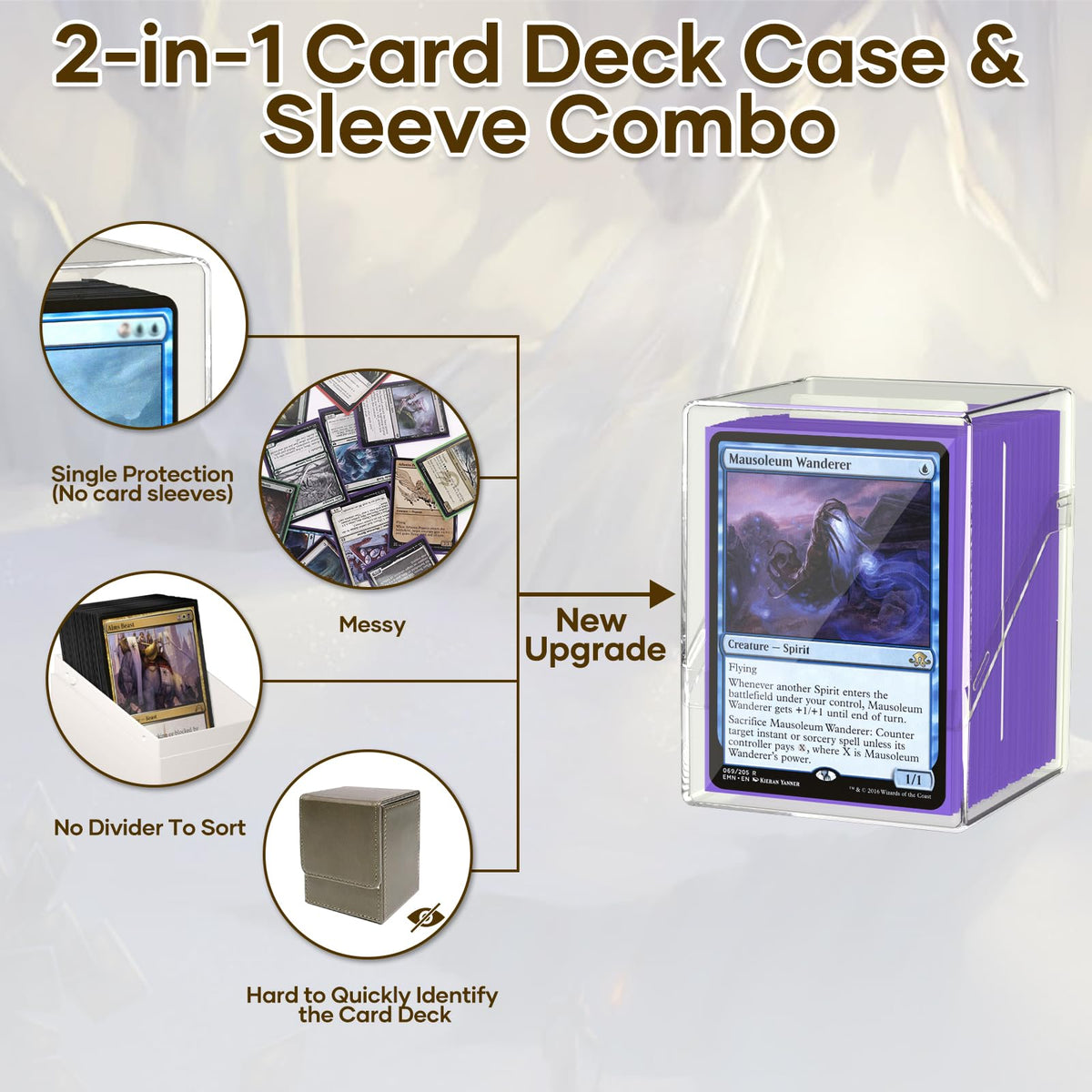 YSCare 600pcs card sleeves protect standard cards with non-PVC safety.