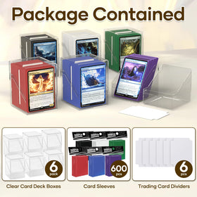 YSCare deck box durable acrylic construction safeguards precious cards.
