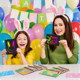 YSCare scratch art in action offers screen-free, imaginative fun