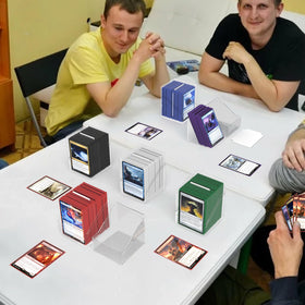 YSCare multi-pack storage setup shows all six boxes together.