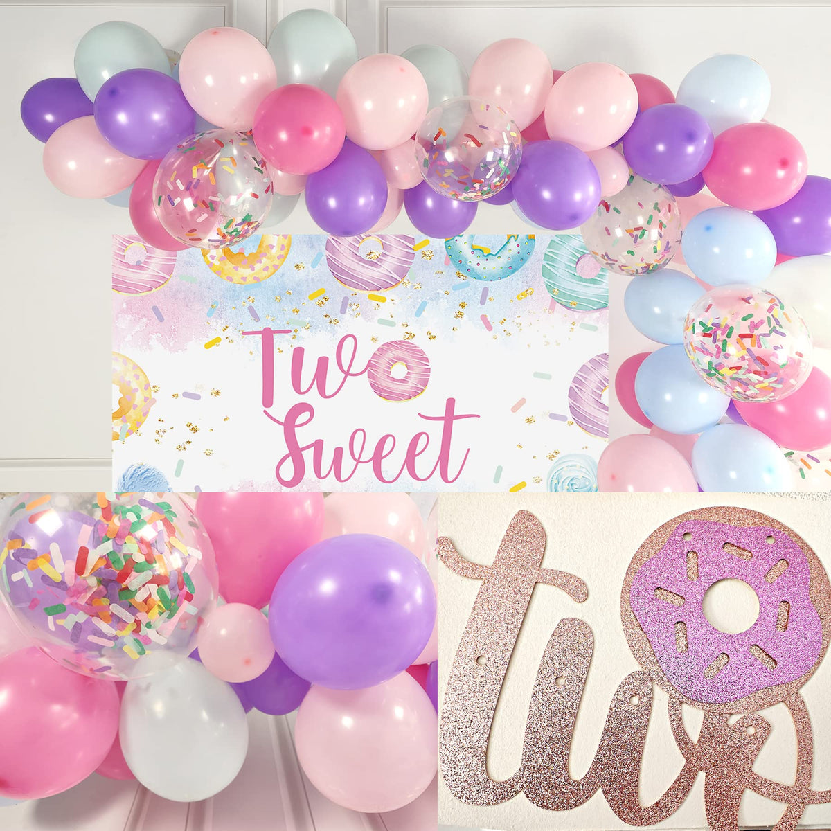 YSHMFEUX giant donut foil balloon makes a bold statement.