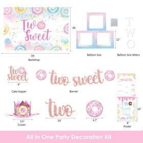 YSHMFEUX watercolor balloon box adds dreamy color and cohesive decor.