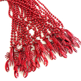 YSPPF beads for party decor, bright red charm for celebrations