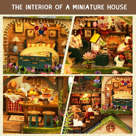 YSWOOD WORLD dollhouse kit gift idea presented as a thoughtful present