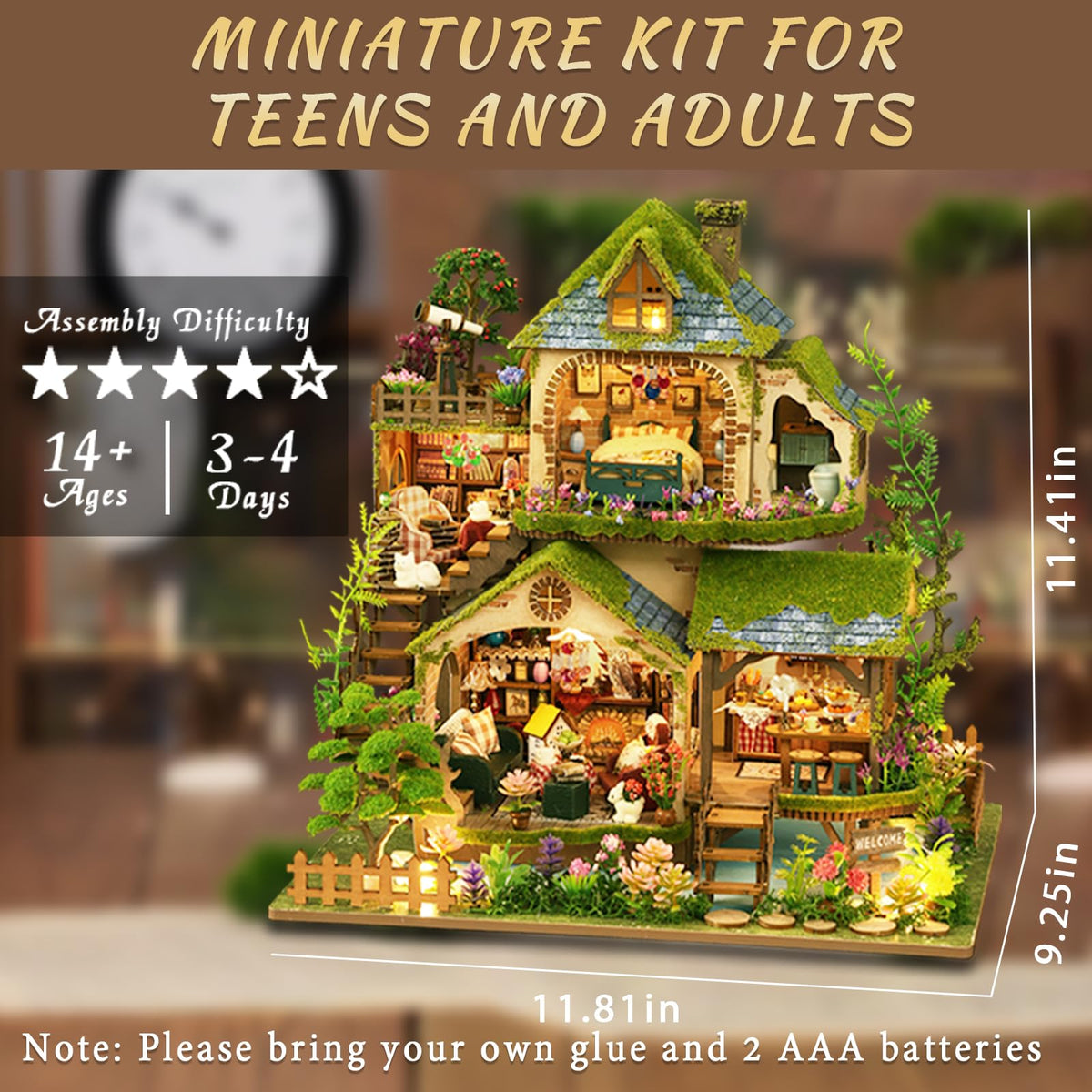 YSWOOD WORLD forest adventure theme detail shows whimsical nature scenes