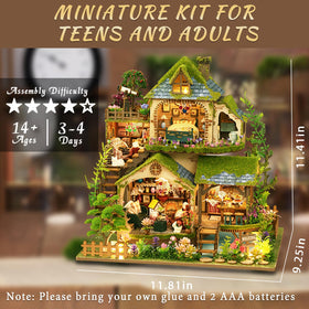 YSWOOD WORLD forest adventure theme detail shows whimsical nature scenes