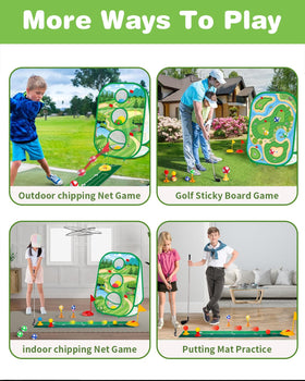 YSZZYSM putting practice mat with smooth surface for precise putts.
