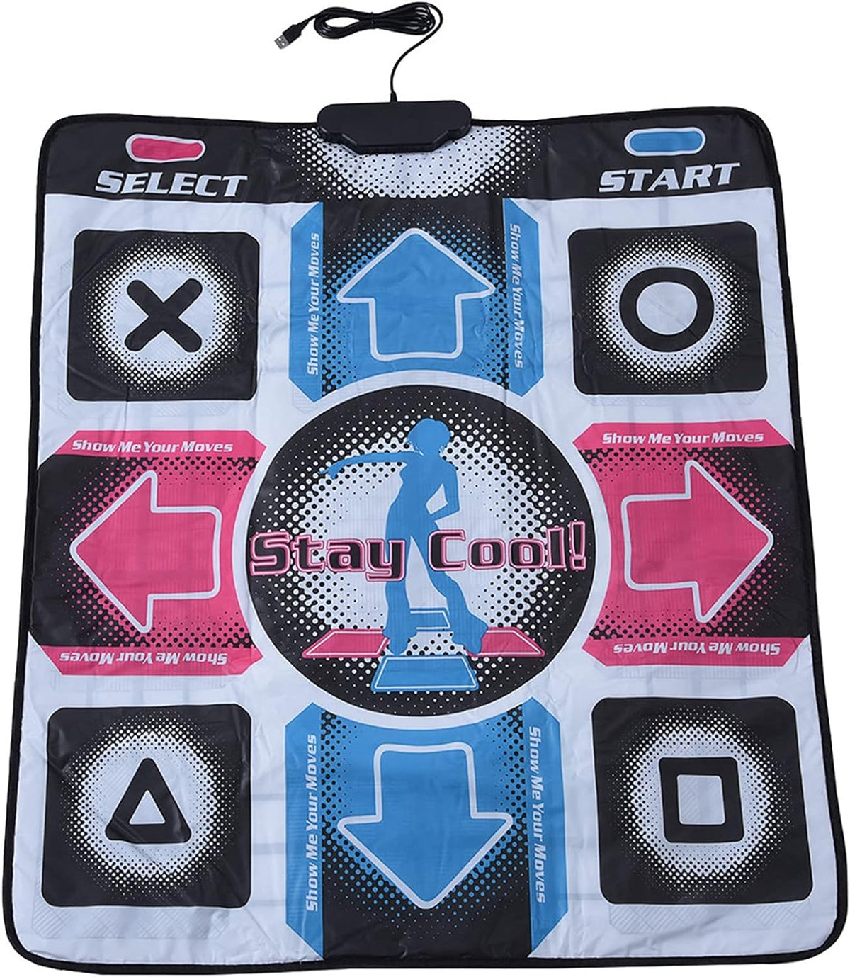 YtotY Dance Mat includes driver CD and manual for quick setup.