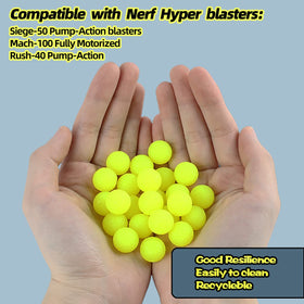 YTSWELE neon-yellow rounds closeup, vibrant color aids quick spotting during play.