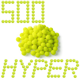 YTSWELE Nerf Hyper refill pack with neon-yellow rounds for quick reloads.