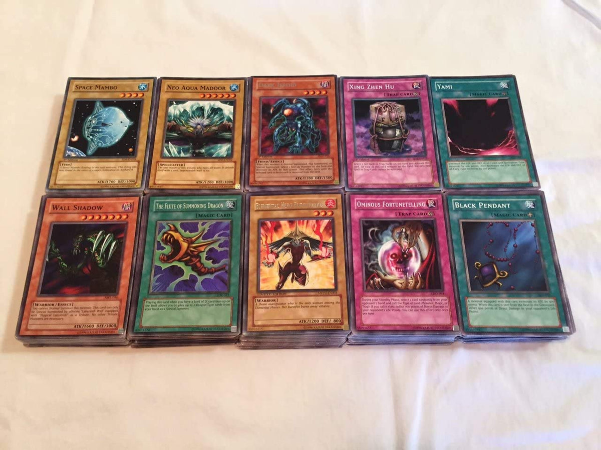 Yu-Gi-Oh! 500-card assortment offers rare cards for trading and collection