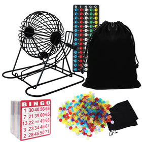 Yuanhe bingo cage 8-inch in metal with smooth random draw mechanism