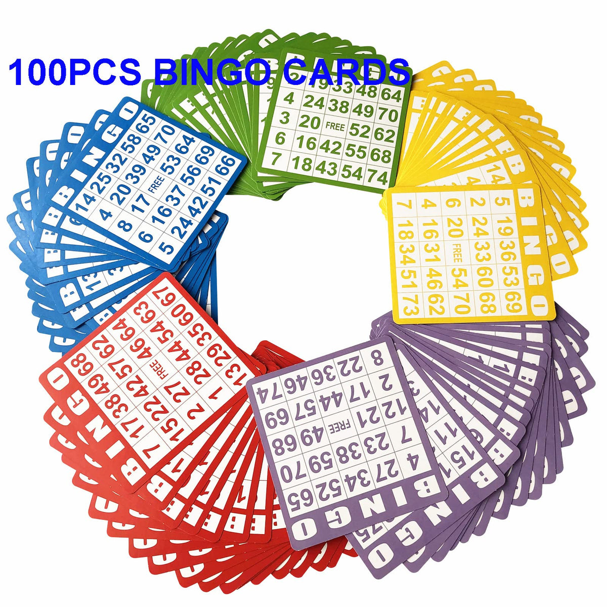 Yuanhe 500 bingo chips provide colorful, durable tokens.