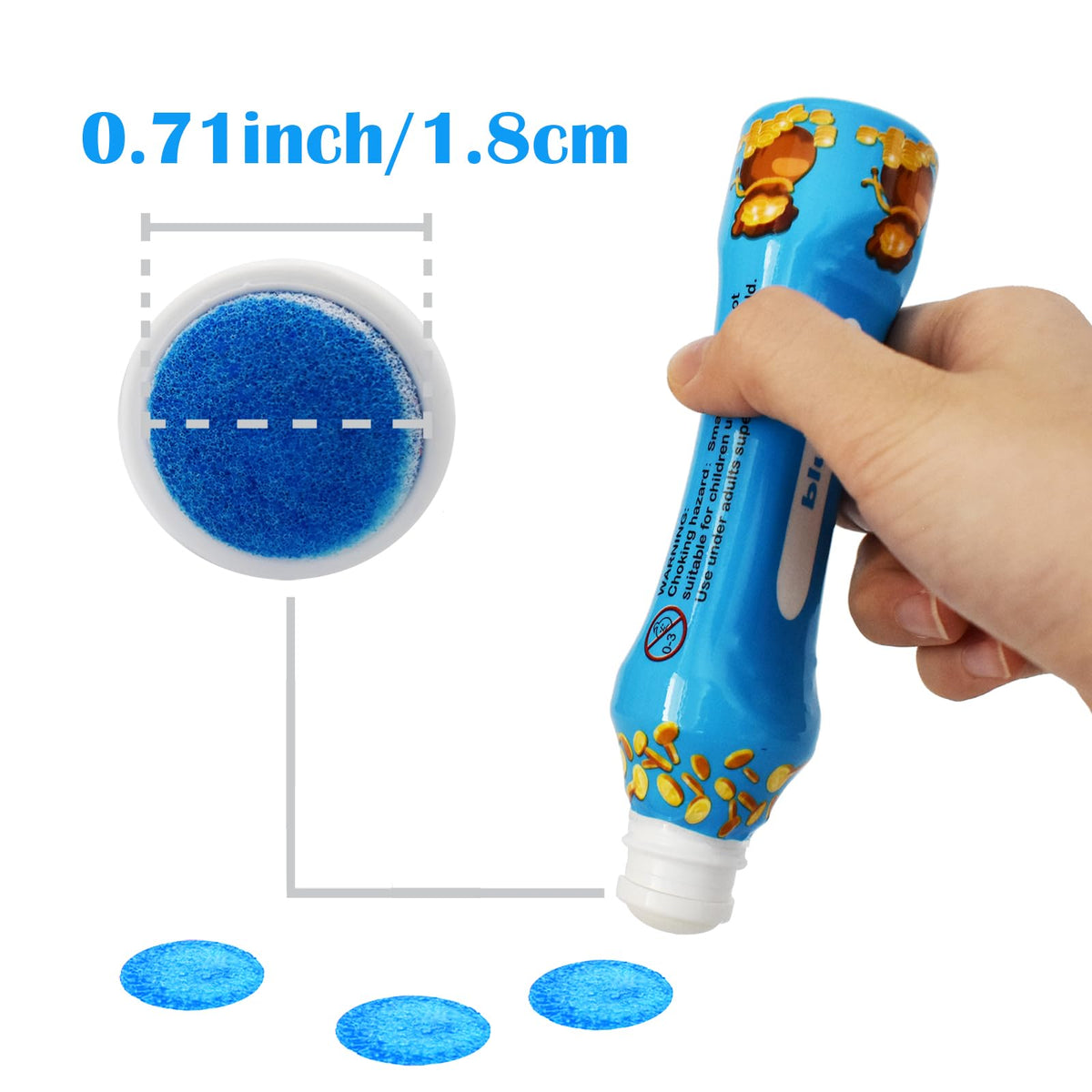 Yuanhe bingo daubers feature leakage-proof design to keep play surfaces tidy.