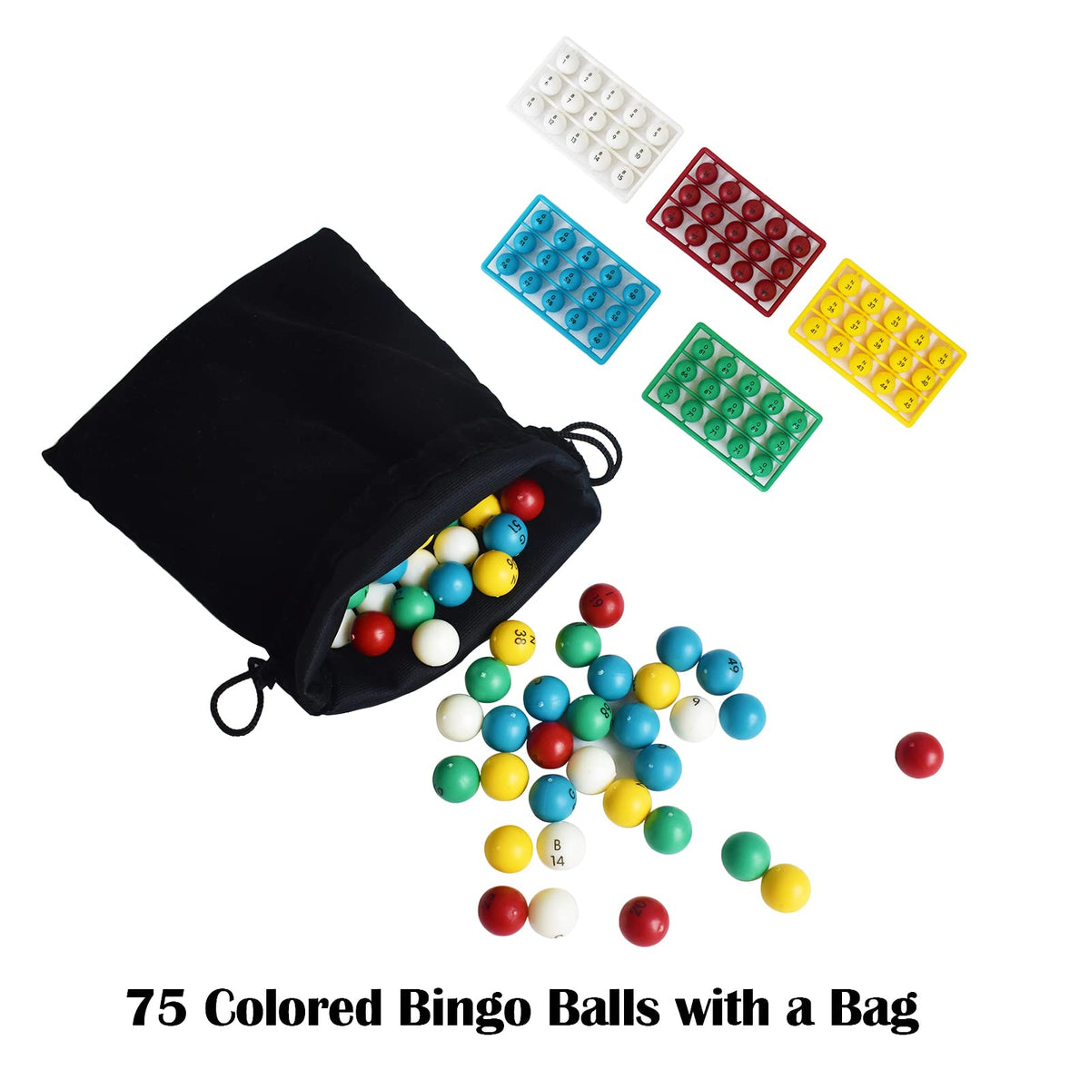 Yuanhe Deluxe Bingo chips in 300 colors enhance gameplay.