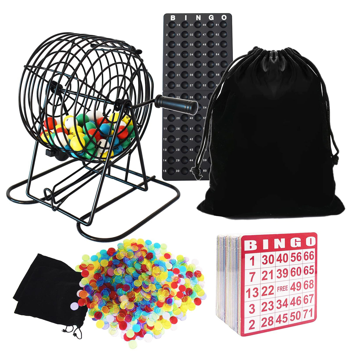 Yuanhe Deluxe Bingo Cage rotary for quick draws.